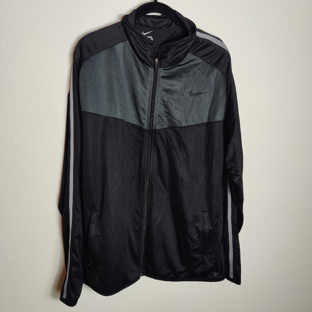 Nike Epic Training Jacket 519534 011 Full Zip Black Size XL